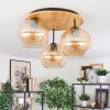 Koyoto Lampa sufitowa, Kula świetlna 40 cm Ecru, Czarny, 3-punktowe