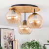 Koyoto Lampa sufitowa, Kula świetlna 40 cm Ecru, Czarny, 3-punktowe