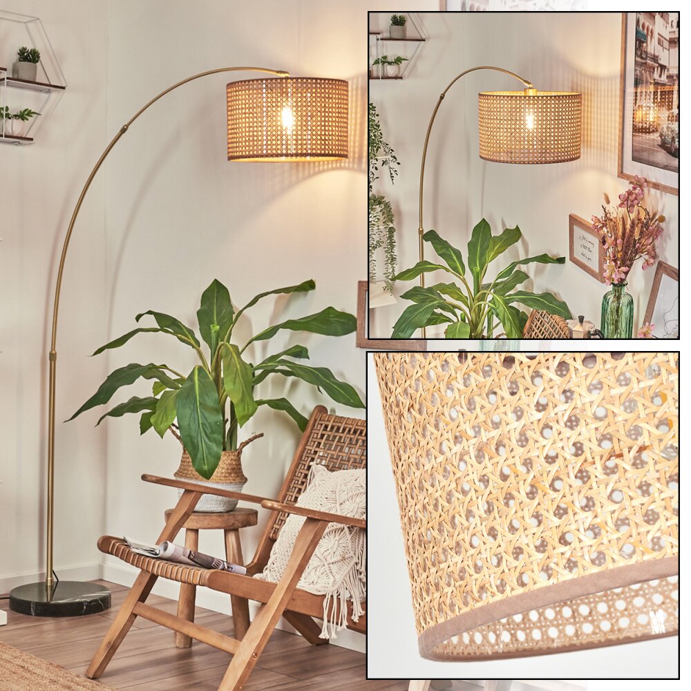 Barcos Lampa stojąca Mosiądz, Czarny, 1-punktowy main product photo
