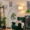 Bassagoda Lampa stojąca Chrom, Czarny, 1-punktowy