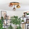 Ripoll Lampa sufitowa, Kula świetlna Ecru, Czarny, 3-punktowe