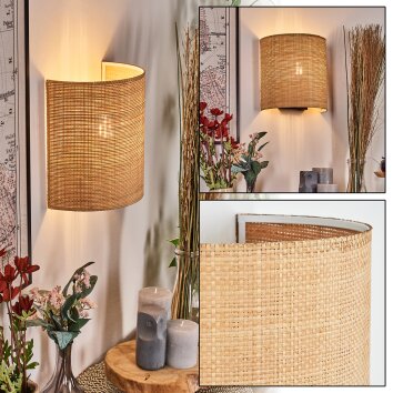 Labrujo lampa up & down, kinkiet czarny, 1-punktowy