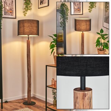 Bassagoda Lampa stojąca Ecru, Czarny, 1-punktowy