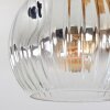 Ripoll Lampa sufitowa, Kula świetlna Ecru, Czarny, 3-punktowe