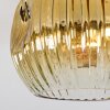 Ripoll lampa sufitowa, kula świetlna kolory naturalne, czarny, 3-punktowe