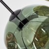 Ripoll Lampa wisząca, Kula świetlna, Lampa wisząca Niebeieski, Złoty, Zielony, W kolorze miedzi, 8-punktowe