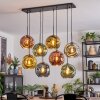 Ripoll Lampa wisząca, Kula świetlna, Lampa wisząca Niebeieski, Złoty, Zielony, W kolorze miedzi, 8-punktowe