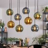 Koyoto Lampa wisząca, Kula świetlna, Lampa wisząca Niebeieski, Złoty, Zielony, 8-punktowe