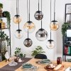 Gastor Lampa wisząca, Kula świetlna, Lampa wisząca W kolorze bursztynu, Przezroczysty, Przydymiony, 8-punktowe