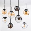 Gastor Lampa wisząca, Kula świetlna, Lampa wisząca W kolorze bursztynu, Przezroczysty, Przydymiony, 8-punktowe