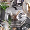 Ripoll lampa wisząca, kula świetlna, lampa wisząca bursztynowy, przezroczysty, przydymiony, 8-punktowe
