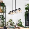 Koyoto lampa wisząca, kula świetlna, lampa wisząca bursztynowy, przezroczysty, przydymiony, 4-punktowe