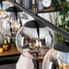 Koyoto lampa wisząca, kula świetlna, lampa wisząca bursztynowy, przezroczysty, przydymiony, 4-punktowe