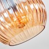 Koyoto lampa sufitowa, kula świetlna bursztynowy, 5-punktowe