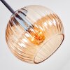 Koyoto lampa sufitowa, kula świetlna bursztynowy, 5-punktowe