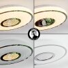 Loron Lampa sufitowa, Panel LED Srebrny, Biały, 1-punktowy