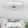 Luvan Lampa sufitowa LED Biały, 1-punktowy