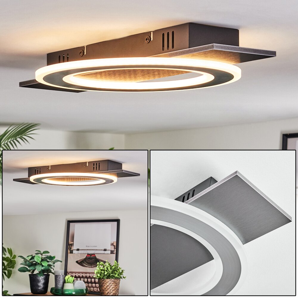 Lidor Lampa sufitowa LED Czarny, Srebrny, 1-punktowy main product photo