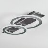 Lidor Lampa sufitowa LED Czarny, Srebrny, 1-punktowy