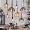 Koyoto Lampa wisząca, Kula świetlna, Lampa wisząca Antracytowy, Srebrny, Biały, 8-punktowe