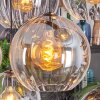 Koyoto Lampa wisząca, Kula świetlna, Lampa wisząca Antracytowy, Srebrny, Biały, 8-punktowe
