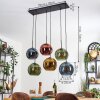 Koyoto Lampa wisząca, Kula świetlna, Lampa wisząca Niebeieski, Złoty, Zielony, W kolorze miedzi, 6-punktowe