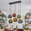 Koyoto Lampa wisząca, Kula świetlna, Lampa wisząca Niebeieski, Złoty, Zielony, W kolorze miedzi, 6-punktowe