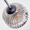 Ripoll lampa sufitowa, kula świetlna chrom, złoty, miedziany, przydymiony, 6-punktowe