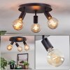 Geira Lampa sufitowa, Spot sufitowy Czarny, 3-punktowe