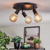 Geira Lampa sufitowa, Spot sufitowy Czarny, 3-punktowe