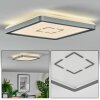 Simonstorp Lampa sufitowa, Panel LED Srebrny, Biały, 1-punktowy