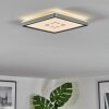 Simonstorp Lampa sufitowa, Panel LED Srebrny, Biały, 1-punktowy
