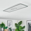 Simonstorp Lampa sufitowa, Panel LED Srebrny, Biały, 1-punktowy