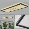 Simonstorp Lampa sufitowa, Panel LED Czarny, Biały, 1-punktowy