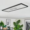 Simonstorp Lampa sufitowa, Panel LED Czarny, Biały, 1-punktowy