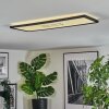 Simonstorp Lampa sufitowa, Panel LED Czarny, Biały, 1-punktowy