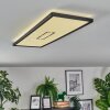 Simonstorp Lampa sufitowa, Panel LED Czarny, Biały, 1-punktowy