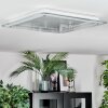Ipres Lampa sufitowa, Panel LED Srebrny, Biały, 1-punktowy