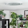 Ipres Lampa sufitowa, Panel LED Srebrny, Biały, 1-punktowy