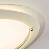 Ipres Lampa sufitowa, Panel LED Srebrny, Biały, 1-punktowy