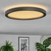 Xarel Lampa sufitowa, Panel LED Czarny, 1-punktowy