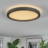 Xarel Lampa sufitowa, Panel LED Czarny, 1-punktowy