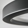 Xarel Lampa sufitowa, Panel LED Czarny, 1-punktowy