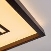 Ilyan Lampa sufitowa, Panel LED Czarny, 1-punktowy