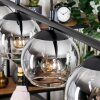 Koyoto Lampa wisząca, Kula świetlna, Lampa wisząca Przezroczysty, Przydymiony, 4-punktowe
