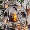 Ripoll lampa wisząca, kula świetlna, lampa wisząca bursztynowy, przezroczysty, przydymiony, 6-punktowe