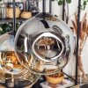 Ripoll lampa wisząca, kula świetlna, lampa wisząca bursztynowy, przezroczysty, przydymiony, 6-punktowe