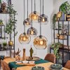 Ripoll Lampa wisząca, Kula świetlna, Lampa wisząca W kolorze bursztynu, Przezroczysty, Przydymiony, 6-punktowe
