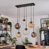 Gastor lampa wisząca, kula świetlna, lampa wisząca bursztynowy, przezroczysty, przydymiony, 6-punktowe