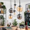 Gastor Lampa wisząca, Kula świetlna, Lampa wisząca W kolorze bursztynu, Przezroczysty, Przydymiony, 6-punktowe